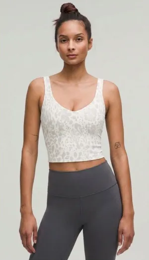 Lululemon Align Tank Top Size 123 Cheetah Camo Antique White Multi thumbnail 1