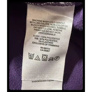 Columbia Fleece Pullover Womens Size M Purple Quarter Zip Long Sleeve Hiking thumbnail 3