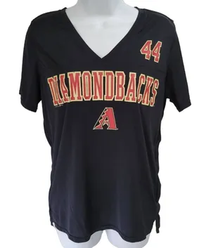 Arizona Diamondbacks Goldschmidt #44 MLB T Shirt Womens V Neck Black‎ thumbnail 1