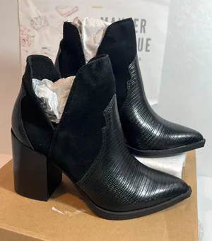Steve Madden Chaya Pointed Toe Bootie black multi #casual #classic #stylish #chic #pointedtoe thumbnail 2