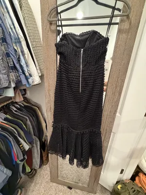 Strapless Mermaid Dress Black Size M thumbnail 5