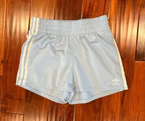 Adidas Light Blue Shorts thumbnail 1