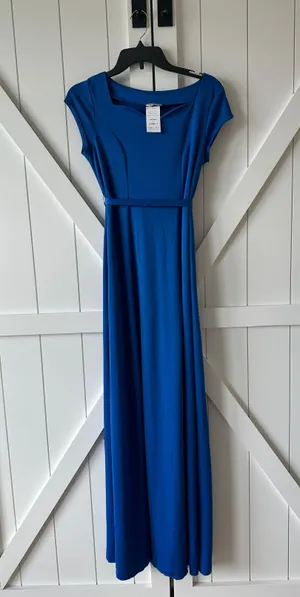 Blue Formal Dress Size 6 thumbnail 1