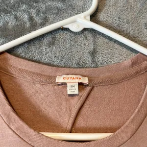 Cuyana Womens Pima Cotton Midi Dress Long Sleeve Keyhole Back Pink Size Small‎ thumbnail 7