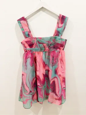 Amanda Uprichard Cindylou Dress in Mystic Swirl Revolve Mini Size Large L thumbnail 2