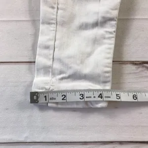 ZARA Women Basic White Denim Straight Fit Jeans thumbnail 11