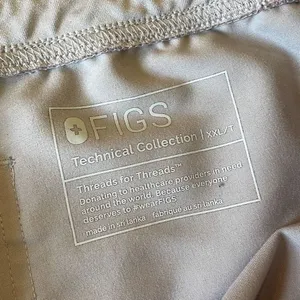 Figs Technical Collection pink drawstring scrubs size XXL tall thumbnail 7
