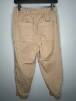 Joie Nelina Tan Cropped Jogger Pants Size 8 thumbnail 5
