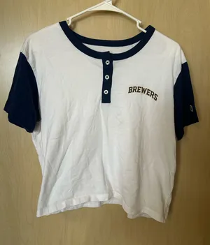 Tailgate Brewers Crop Top thumbnail 1