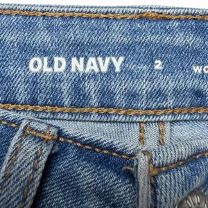 Old Navy Women's High Rise Wow Wide Leg Jeans Sz 2 Stretch Light Wash Minimalist thumbnail 8
