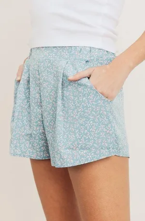Painted Threads Floral Shorts thumbnail 1