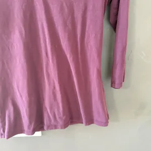 Jillanova Y2k Womens Plum Purple V-Neck Cotton Stretch Top Small Whisigoth‎ thumbnail 3