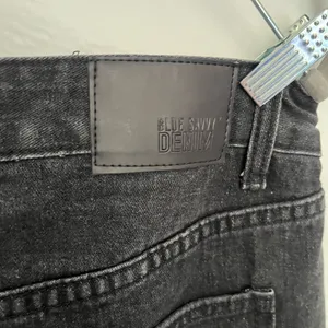 Blue Savvy Barrel Womens Jeans Sz 11/30 Y2K Indie Black High Rise Mom Skater thumbnail 7