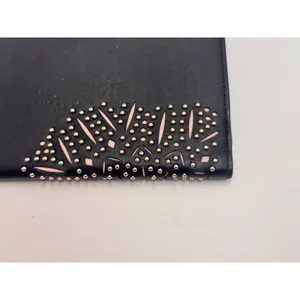 Victoria's Secret Studded Wristlet Wallet Black Zip Around Clutch Organizer thumbnail 11