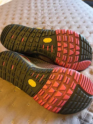 Merrell Pink and Black Women's Trail Sneakers thumbnail 4
