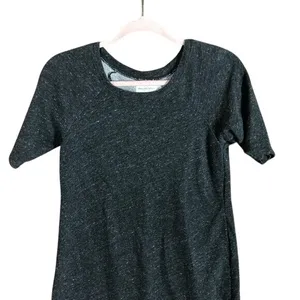 Abercrombie & Fitch Gray Heathered Raglan Short Sleeve T-Shirt‎ Dress XS thumbnail 2