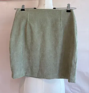 Blu Pepper Corduroy Skirt in Sage Green, Size Small thumbnail 1