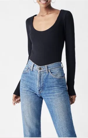 FAHERTY Legend Ribbed Monroe Bodysuit thumbnail 1