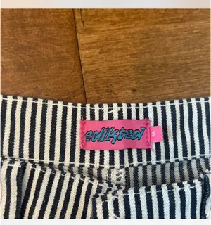 Edikted striped cargo pants thumbnail 4