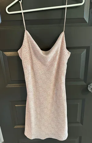 Cotton Candy LA Cowl Neck Orange Mini Dress thumbnail 1