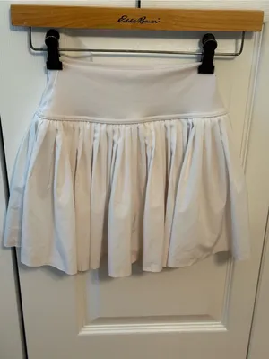Aerie Offline All Aces Pleated Tennis Skirt in White thumbnail 2