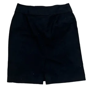 Lauren Ralph Lauren Women's Black Wool Blend A-Line Knee Length Skirt Size 8 thumbnail 1