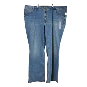 Old Navy Jeans NEW Mid Rise Kicker Boot Cut Light Wash Women’s Size 28L thumbnail 3