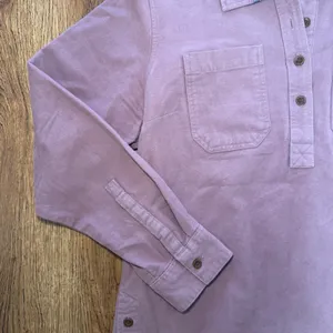 LL Bean‎ Womens Mauve Purple 100% Cotton Henley Long Sleeve Sweater Item Size M thumbnail 5