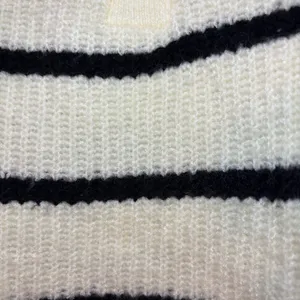Miou Muse Striped Sweater | Size M White Size M thumbnail 8