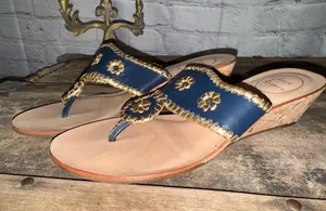 Jack Rogers Cork Wedges size 9 thumbnail 2
