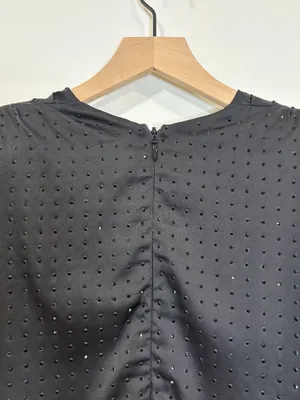 🌟 House Of Cb 🌟 Tatja Embellished Draped Mini Dress Black Sz Xs thumbnail 10