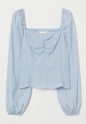 H&M Puff Sleeve Blouse thumbnail 1