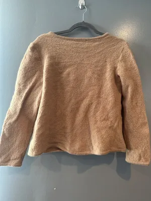 Appleseeds Women's Size M 100% Wool Button Front Cardigan Cozy Sweater y2k vtg thumbnail 5