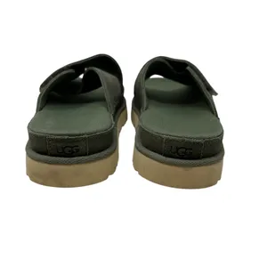 UGG‎ Goldenstar Cross Slide Sandal Olive Green Suede Size US 9.5 thumbnail 9