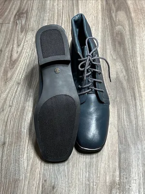 St. John's Bay Women's Lace-Up Ankle Boots in Teal-Blue thumbnail 10