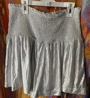 Silver party shorts Size L thumbnail 2
