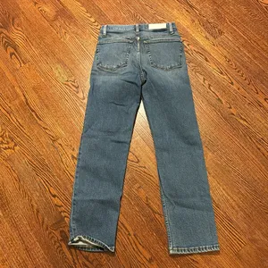 Redone Stovepipe High Waisted Jeans in Clean Dusk thumbnail 5