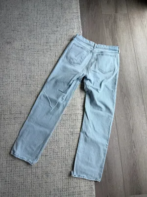 Abercrombie & Fitch Mid‎ Rise 90s Straight Jean Size 29 thumbnail 4