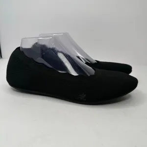 Skechers Women size 9 Cleo Black Knit Ballet Flats Memory Foam Slip On Comfort thumbnail 11