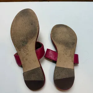 Tory Burch Pink Orange Kira Thong Sandals Sz. 7 thumbnail 3