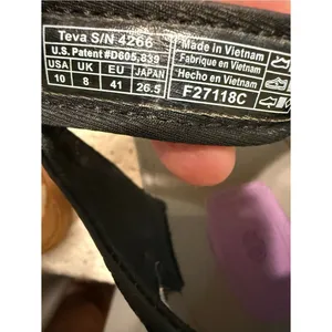 Teva Black and Purple Women's Outdoor Strappy Sandals 10 thumbnail 10