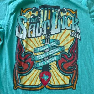 The Salt Lick BBQ Country Graphic Tee Blue Size M thumbnail 5