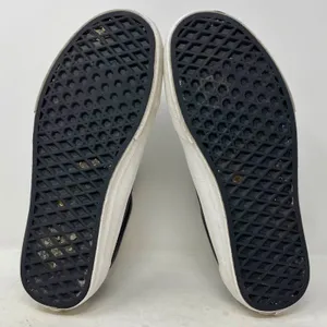 Vans Black Leather Side Zip Low Sneakers Womens 7.5 Mens 6 thumbnail 6