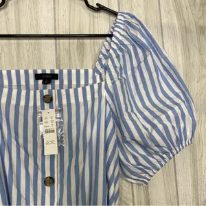 NEW J. Crew Cottage Dress in Stripe size M Medium AZ810 NWT thumbnail 9