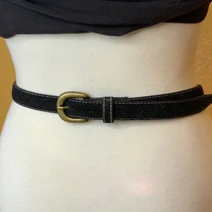 Suede belt Black thumbnail 1