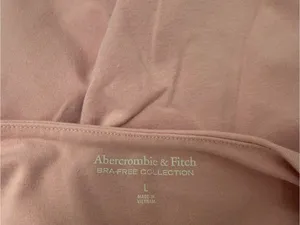 Abercrombie & Fitch Light Pink Square Neck Camisole thumbnail 4