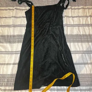 House of Harlow Mini Dress XS Dark‎ Green Coquette Velvet Bow Shoulder Cocktail thumbnail 6