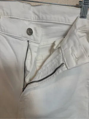 Gap Women’s Vintage Flare High Rise Raw Hem Stretch White Size 10 Regular thumbnail 4