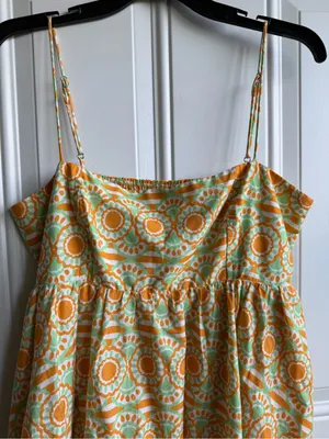 Anthropologie Maeve Printed Babydoll Mini Dress thumbnail 5