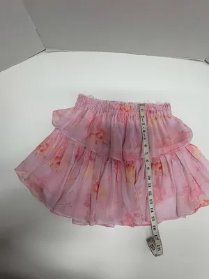 Love‎ Shack Fancy - Summer Morning Ruffle Mini Skirt - Size S. thumbnail 10